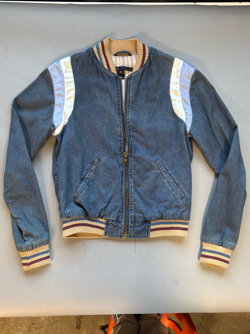 Marc Jacob’s lightweight varsity style bomber jacket, excellent used condition